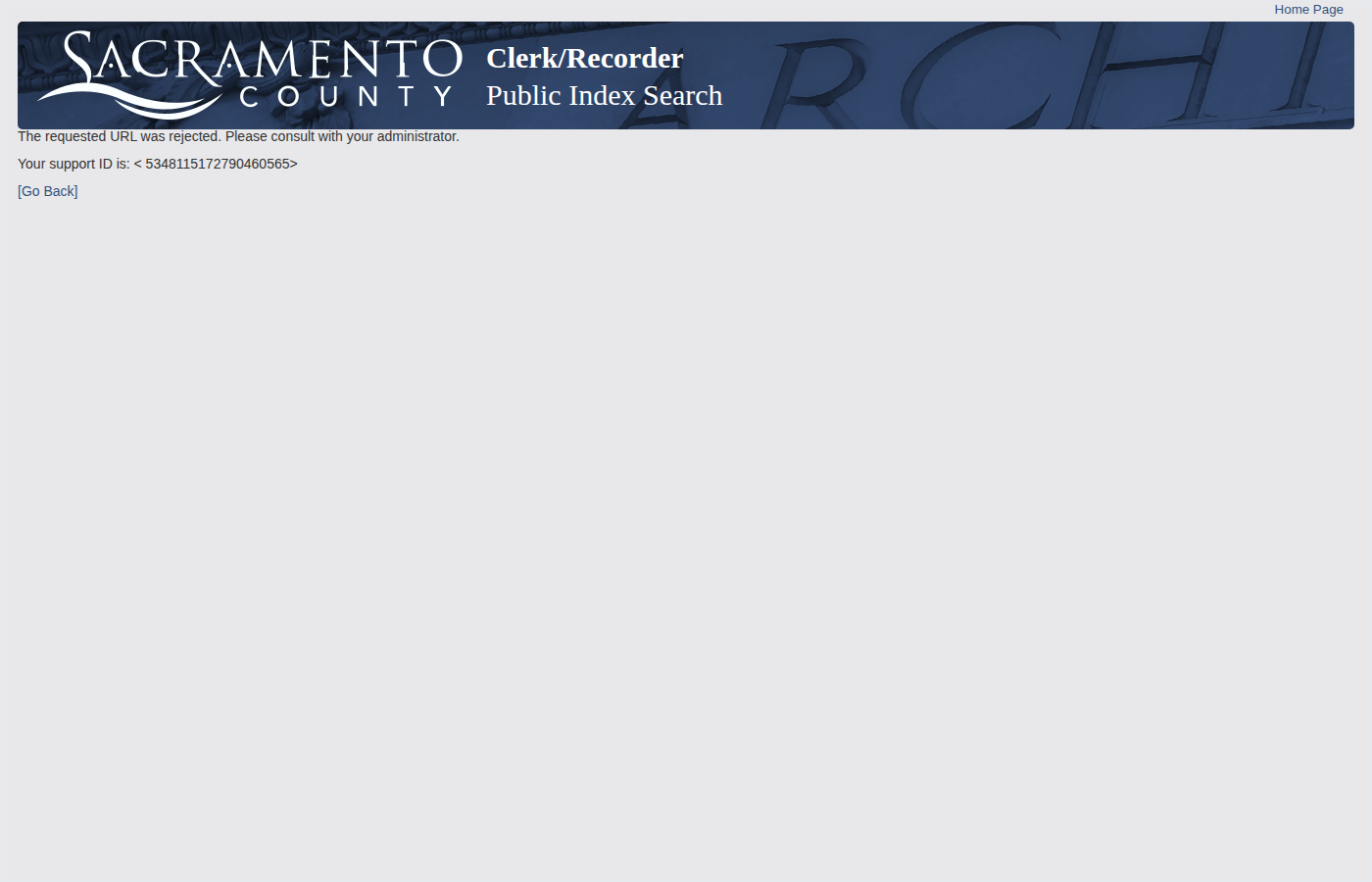 Step 2: Access the Search Form