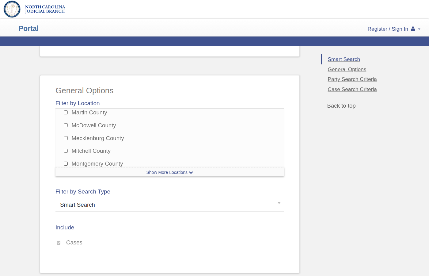 Step 5: Select Forsyth County