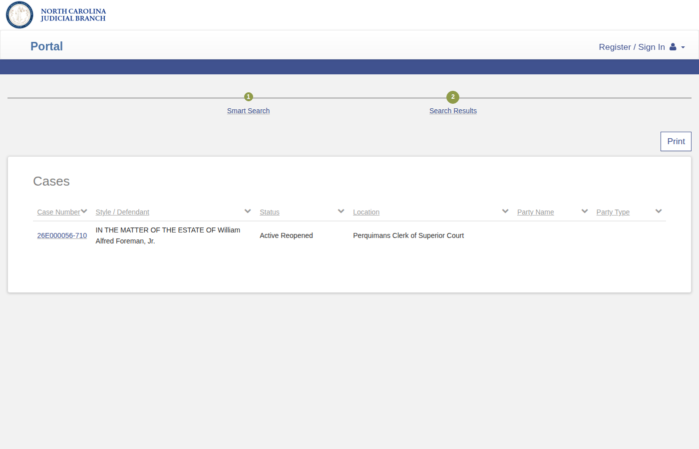 Step 7: Submit Search & View Results