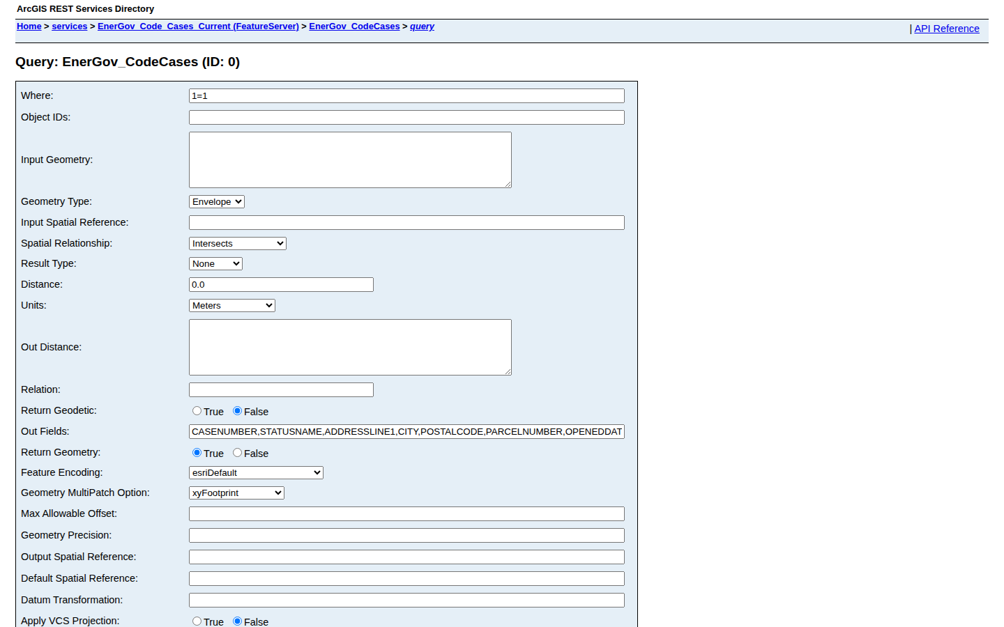Step 2: Open the Query page — Lehigh County, Pennsylvania code violations