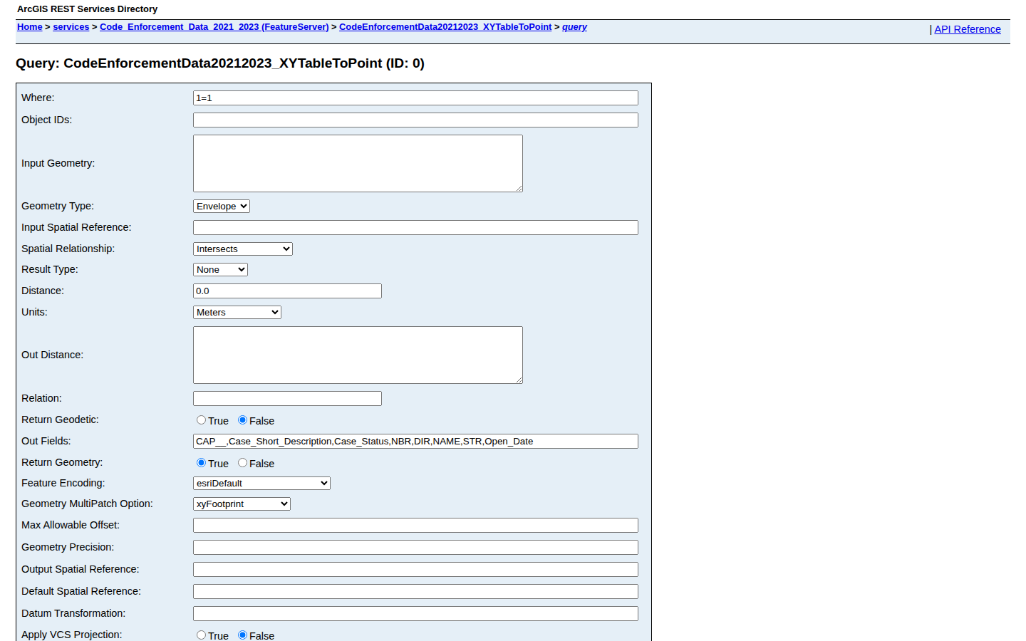 Step 2: Open the Query page — Fulton County, Georgia code violations