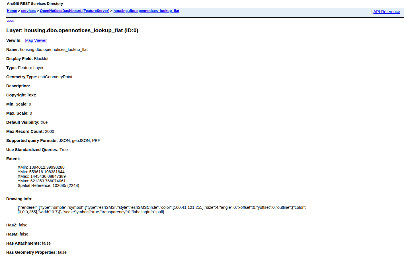 Step 1: Open Baltimore's open housing notices layer — Baltimore City, Maryland open property notices