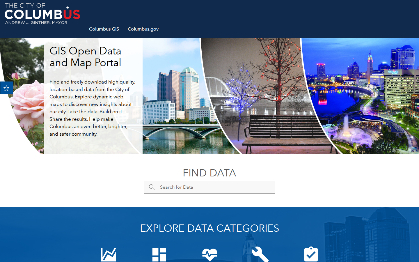 Step 1: Go to the Columbus GIS Open Data site — Franklin County, Ohio code violations