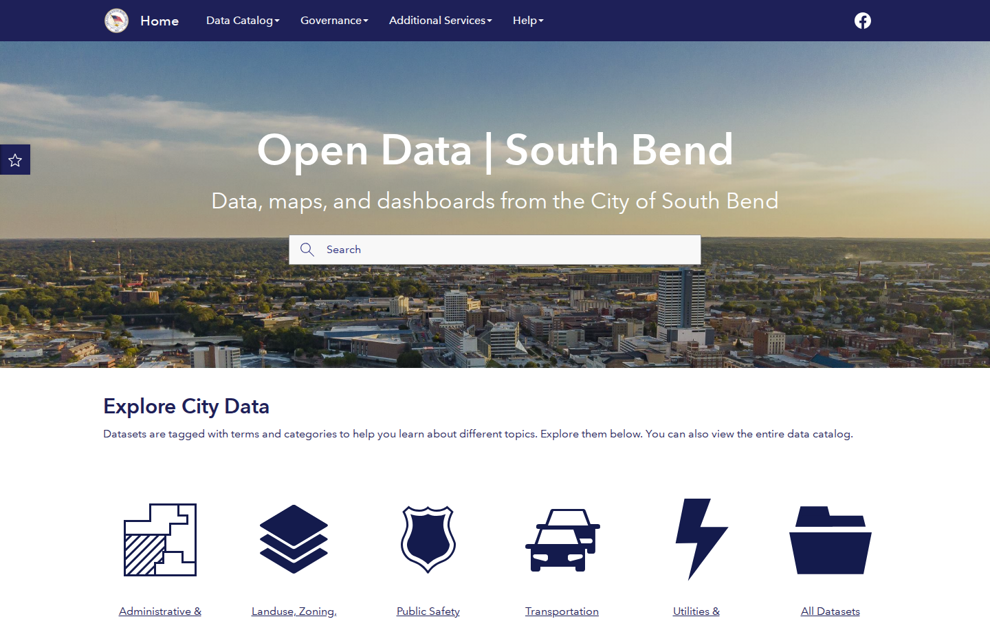 Step 1: Go to the South Bend Open Data Portal — St. Joseph County, Indiana code violations