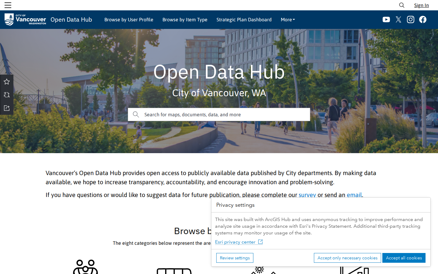 Step 1: Know where Vancouver publishes its data — Clark County, Washington code violations