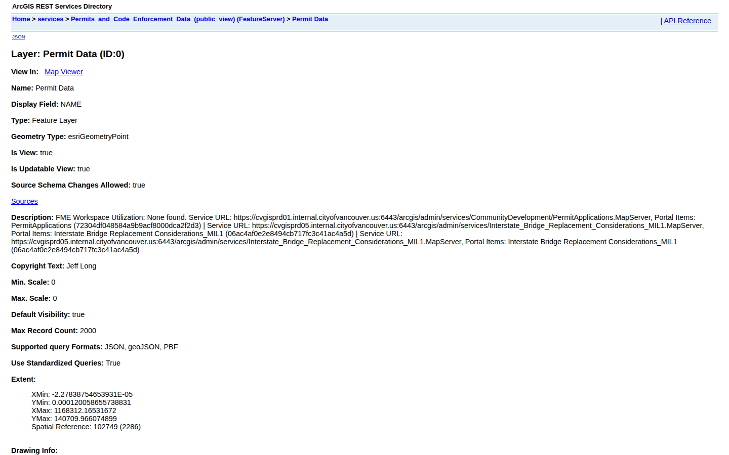 Step 3: Open the Permit Data layer — Clark County, Washington code violations